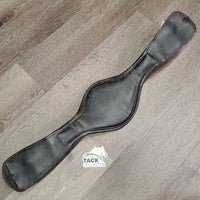 Small Padded Belly Short Girth Girth, 2x Els, D Ring *gc/fair, clean & dirty seams, scratches, deep creases & cracks
