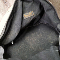 Padded Fleece Lined Helmet Bag, Zipper *gc, edge rubs & frays, inside: hairy & dirty
