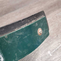 Sweat scraper, handle *fair, clean, v.rusty, bent rubber, sticker, scrapes
