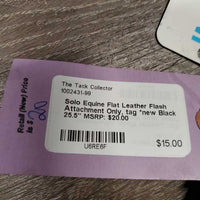 Flat Leather Flash Attachment Only, tag *new
