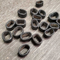 20 Assorted Leather Keepers *like new
