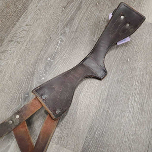 Miracle Leather Cribbing Collar *gc, dirty, hair, stains, scrapes, stiff, dents