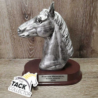 Horse Head Trophy "Foster Memorial Scholarship" *vgc