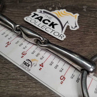Thin French Link Loose Ring Bit, Lozenge *vgc, clean, mnr stains & scratches