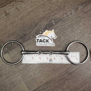 Thin French Link Loose Ring Bit, Lozenge *vgc, clean, mnr stains & scratches