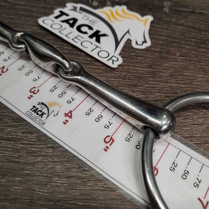 Thin French Link Loose Ring Bit, Lozenge *vgc, clean, mnr stains & scratches