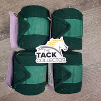 4 Fleece Polos *gc, clean, clumpy, pilly, hair
