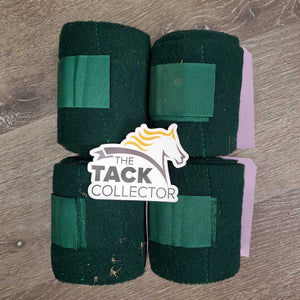 4 Fleece Polos *gc, clean, clumpy, pilly, hair
