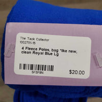 4 Fleece Polos, bag *like new, clean
