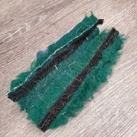 3 Long Fleece Halter Fuzzies *gc, clean, clumpy, hair, older?
