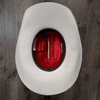 Vintage Thick Felt Western - Cowboy Hat *vgc, mnr dust, dirt?stains, hair & loose lining
