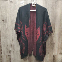 Cotton Knit Sweater Wrap *vgc, mnr hair
