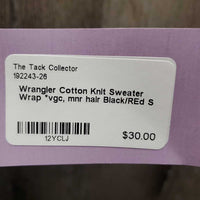 Cotton Knit Sweater Wrap *vgc, mnr hair
