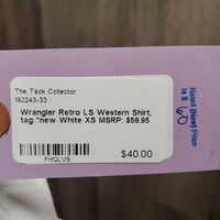 LS Western Shirt, tag *new
