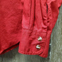 LS Western Shirt,snaps "Airdrie Royalty" *gc, seam puckers, mnr hair