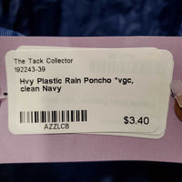 Hvy Plastic Rain Poncho *vgc, clean