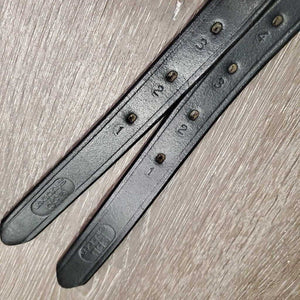 Pr Stirrup Leathers *xc, clean, mnr dents, twists & rubs, mnr uneven