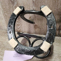Horseshoe Table Napkin & S&P Holder *vgc, mnr rust & chips/peeled spots