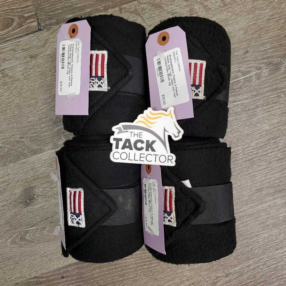 4 Fleece Polos, bag *vgc, clean, mnr hair, clumpy/rubs