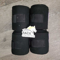 4 Fleece Polos, bag *vgc, clean, mnr hair, clumpy/rubs