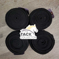4 Fleece Polos, bag *vgc, clean, mnr hair, clumpy/rubs
