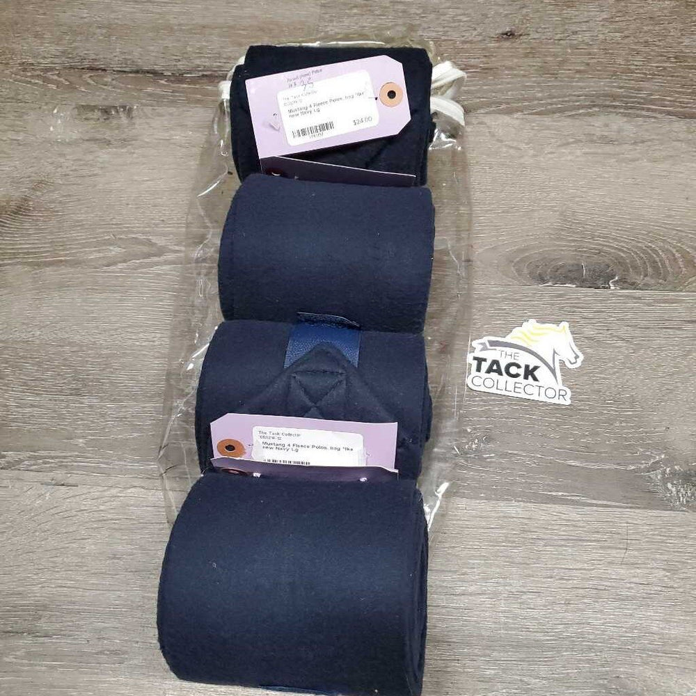4 Fleece Polos, bag *like new