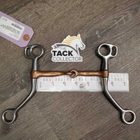 LS Tom Thumb Western Bit *gc, clean, chews, flattened spots, stains
