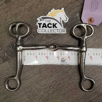 SS Tom Thumb Western Bit *xc/vgc, mnr rubs & stains, pitted, clean, sloppy joints