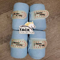 4 Fleece Polos *vgc/xc, mnr dirt?stains
