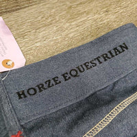 Euro Seat Hvy Denim Boot Cut Breeches, Elastics *like new