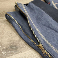 Euro Seat Hvy Denim Boot Cut Breeches, Elastics *like new