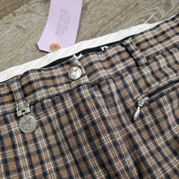 Full Seat Breeches *fair, older, holey seam, puckered & stretched seat, shrunk
