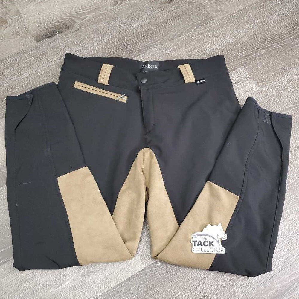 Soft Shell & Fleece Lined Winter Full Seat Breeches *xc/like new, older