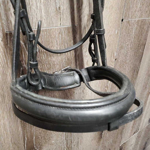 Rsd Leather Dressage Bridle, crank, flash *vgc, clean, residue, dents, creases