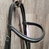 Rsd Leather Dressage Bridle, crank, flash *vgc, clean, residue, dents, creases
