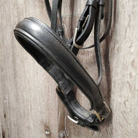 Thick Hvy Dressage Bridle, Bling, Crank, Buckles *vgc, clean, residue
