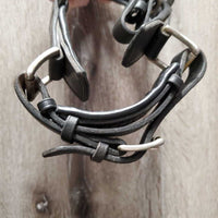 Thick Hvy Dressage Bridle, Bling, Crank, Buckles *vgc, clean, residue
