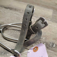 Pr Round End Spurs, Soft Rubber Spur Straps *vgc, clean, scuffs, scratches, faded, dusty