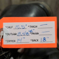 MENS Dress Boots, zips *fair/gc, v.rubbed, v.faded, slices, creases, clean, aftermarket zips