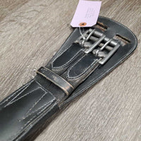 Anatomical Padded Dressage Girth, 2x els *gc, mnr rubs, scraped edges, clean
