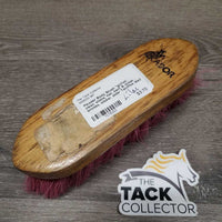 Body Brush *gc/fair, clean, stains, hair, bent & loose bristles, sticker, older
