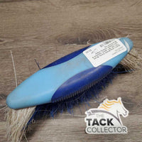 Long Bristle Dandy Brush *fair, hair, dirt, dents, squished & bent bristles, missing edges
