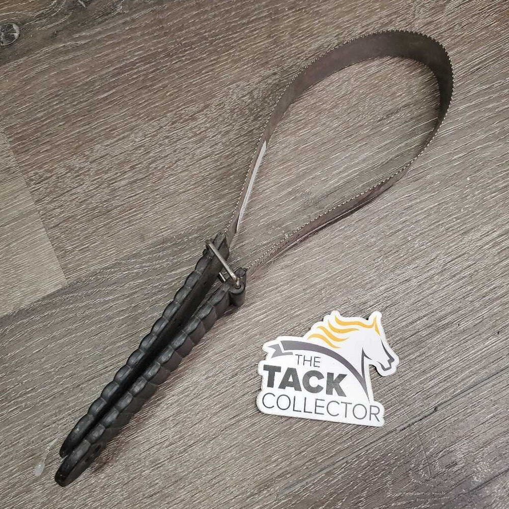 Light Double Sided Shedding Blade, Thick Plastic Handle *gc/fair, bent, gunky, hair, dirt