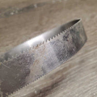 Light Double Sided Shedding Blade, Thick Plastic Handle *gc/fair, bent, gunky, hair, dirt