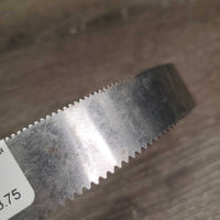 Light Double Sided Shedding Blade, Thick Plastic Handle *gc/fair, bent, gunky, hair, dirt
