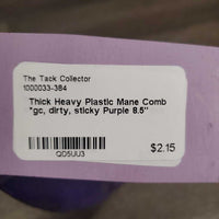 Thick Heavy Plastic Mane Comb *gc, dirty, sticky
