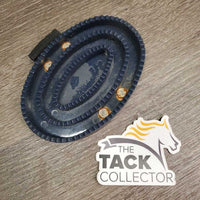 Hard Plastic Curry, handle *gc, rubs, scratches, mnr frays, clean, rusty
