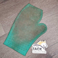 Soft Double Sided Rubber Pimple Grooming Mitt *gc/fair, v.stained & discolored, scratches