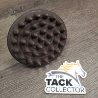 Soft Spike Rubber Curry, handle *gc, rubs, scratches, clean, faded logo