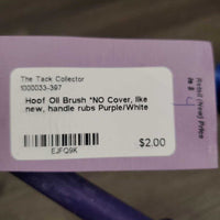 Hoof Oil Brush *NO Cover, like new, handle rubs
